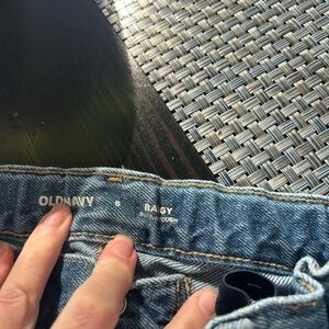Old navy girls baggy jeans